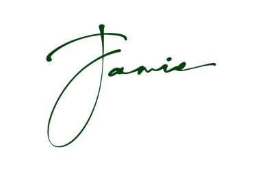 imza serisi J tasarım illüstrasyonu