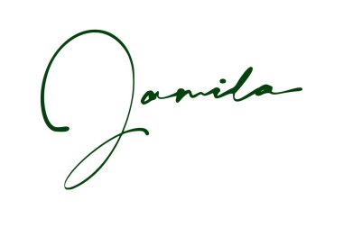 imza serisi J tasarım illüstrasyonu