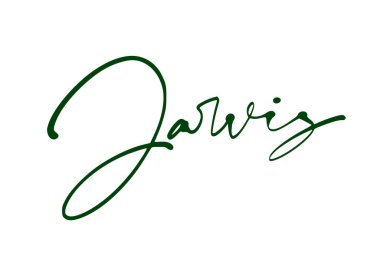 imza serisi J tasarım illüstrasyonu