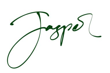 imza serisi J tasarım illüstrasyonu