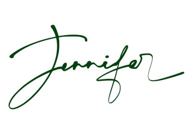 imza serisi J tasarım illüstrasyonu