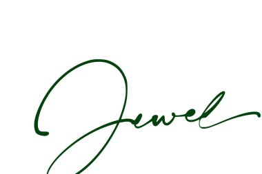 imza serisi J tasarım illüstrasyonu