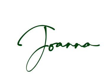 imza serisi J tasarım illüstrasyonu