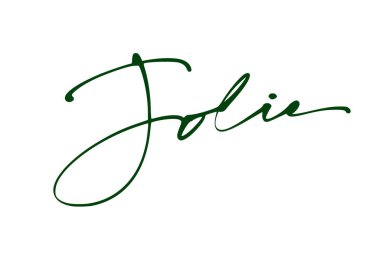 imza serisi J tasarım illüstrasyonu