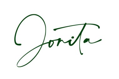 imza serisi J tasarım illüstrasyonu