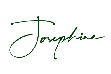 imza serisi J tasarım illüstrasyonu