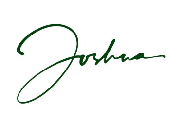 imza serisi J tasarım illüstrasyonu