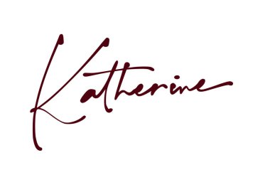 imza serisi K tasarım illüstrasyonu