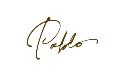 imza harfleri alfabe tasarımı illüstrasyonu