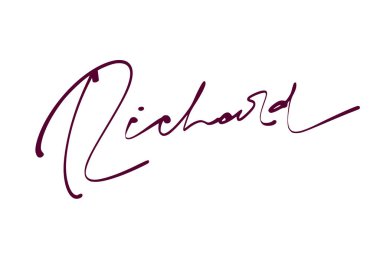 imza harfleri alfabe tasarımı illüstrasyonu