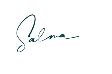 imza harfleri alfabe tasarımı illüstrasyonu