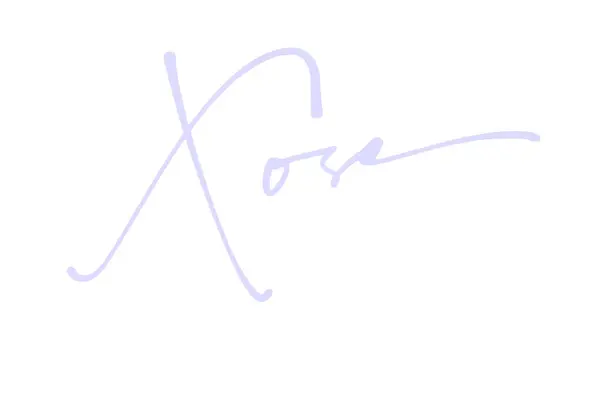 Υπογραφή Γράμματα Αλφάβητο Σχεδίαση Εικονογράφηση — Διανυσματικό Αρχείο