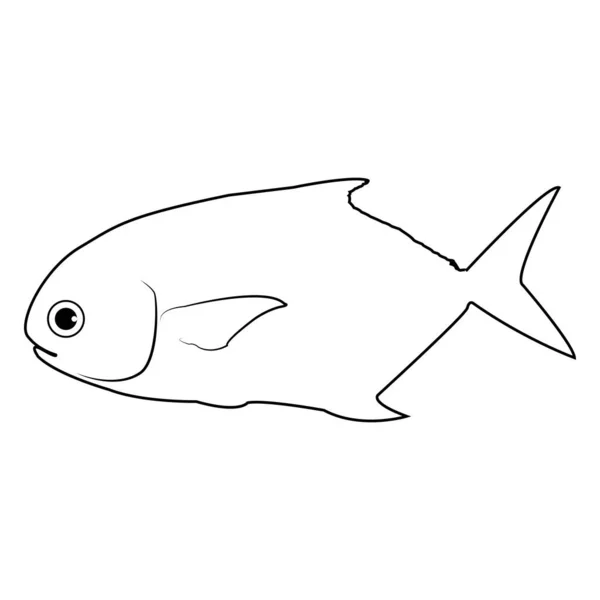 Coleção Ícone Peixe — Vetor de Stock