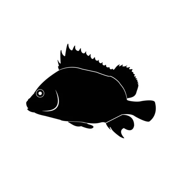 Συλλογή Εικονιδίου Ψαριού — Διανυσματικό Αρχείο