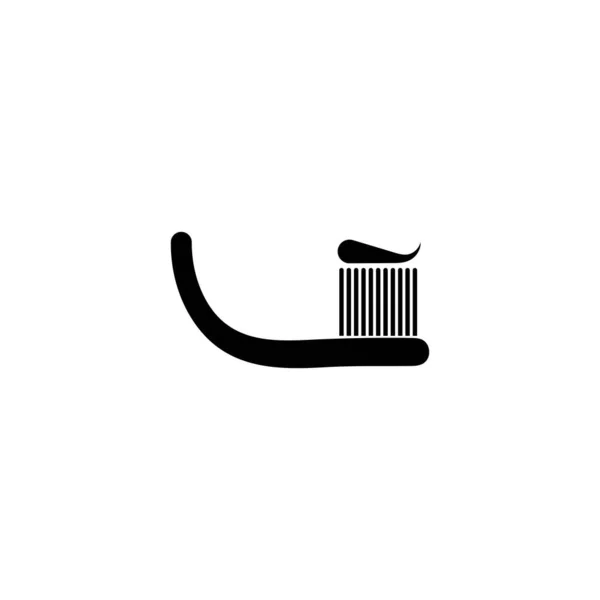 Зубная Щетка Иконкой Зубной Пасты — стоковый вектор