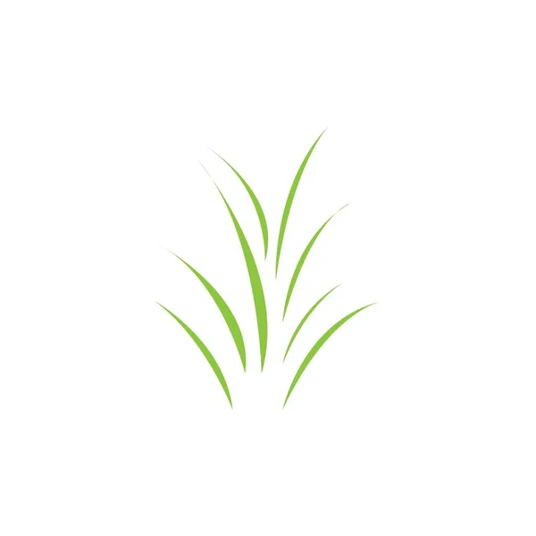 Green Grass Spring Gazon Vector Icon — Stock Vector
