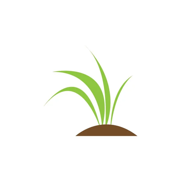 Зелена Трава Весна Газон Піктограма Вектора — стоковий вектор