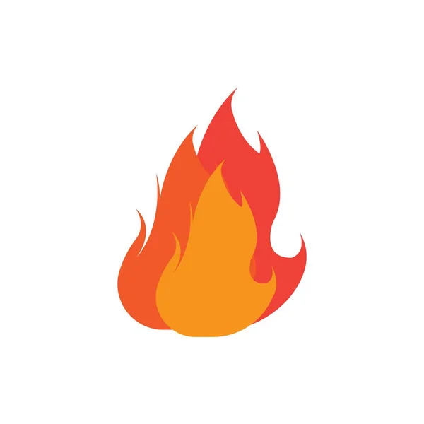 Modernes Feuer Logo Oder Symboldesign Vektorillustration — Stockvektor