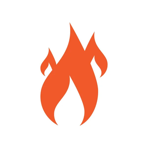 Modernes Feuer Logo Oder Icon Design — Stockvektor