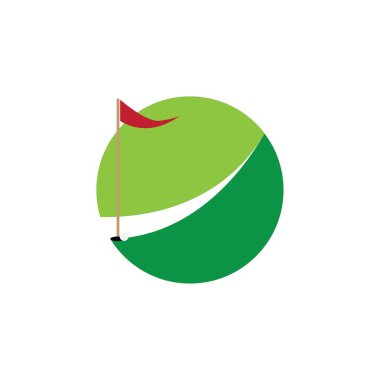 Golf sopası simgeleri, semboller, elementler ve logo
