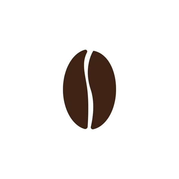 Ziarna Kawy Izolowane Białym Tle — Wektor stockowy