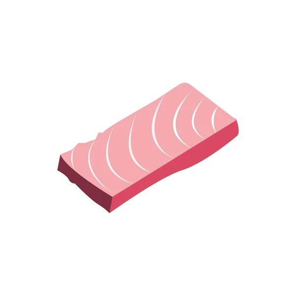 Ton Balığının Vektör Llüstrasyon Logosu — Stok Vektör