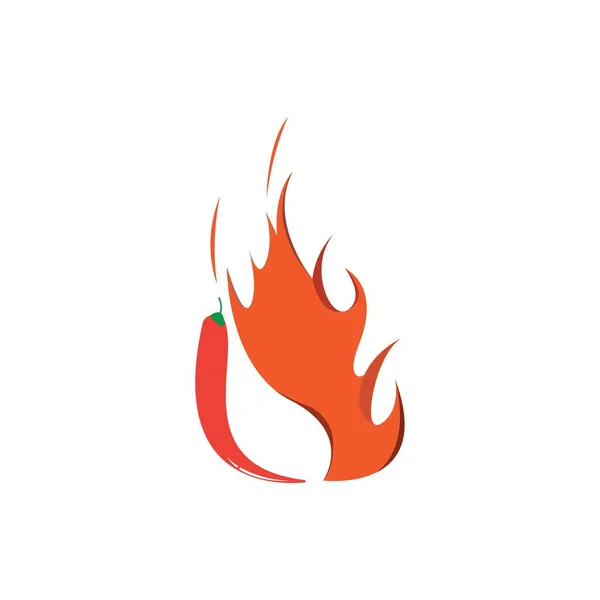 Red Hot Chili Logo Entwirft Konzeptvektor — Stockvektor