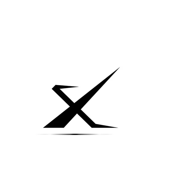字母X矢量标志模板图解设计 — 图库矢量图片