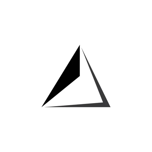 Трикутник Дизайн Логотипу Векторний Шаблон — стоковий вектор