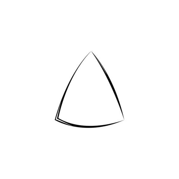 Üçgen Logo Tasarım Vektör Şablonu — Stok Vektör
