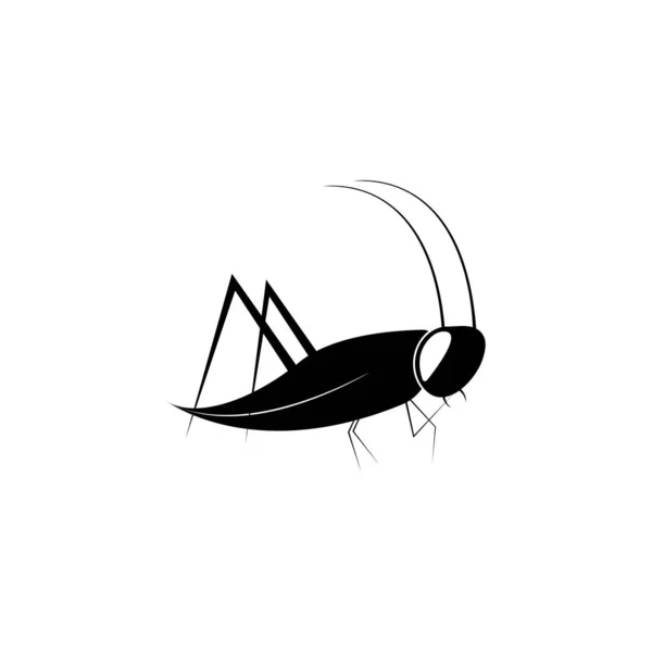 Çekirge Tasarımı Simge Logo Vektörü — Stok Vektör