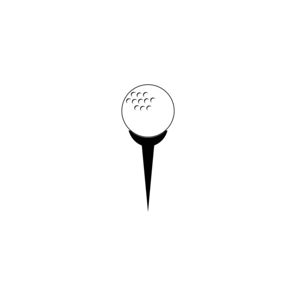 Golf Kulübü Simgeleri Sembolleri Elementler Logo Vektör Koleksiyonu — Stok Vektör