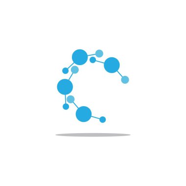 Biyoteknoloji, Molekül, DNA, Atom, Tıbbi veya Bilimsel Logo Tasarımı Vecto