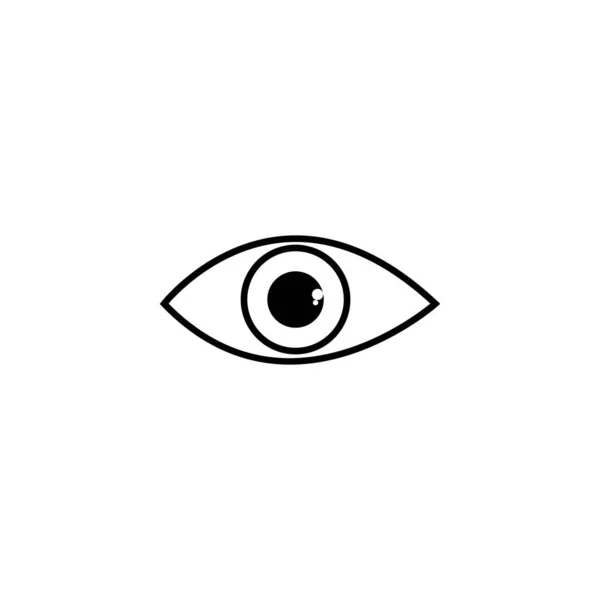 目ベクトルのロゴのデザイン テンプレート — ストックベクタ