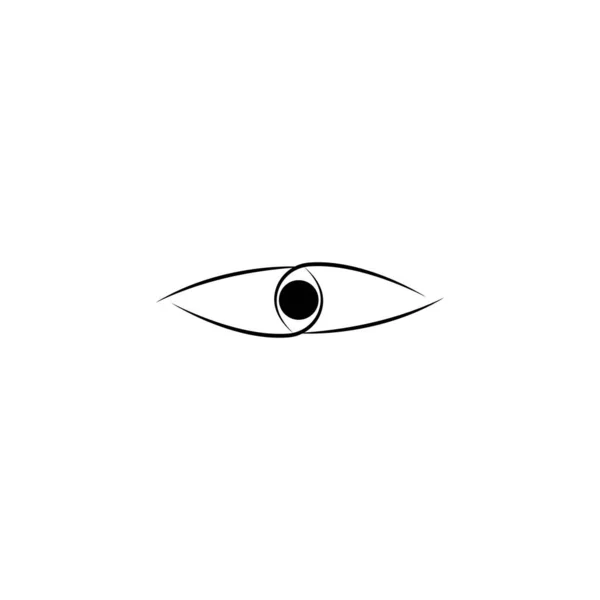 Modelo Design Logotipo Vetor Ocular — Vetor de Stock