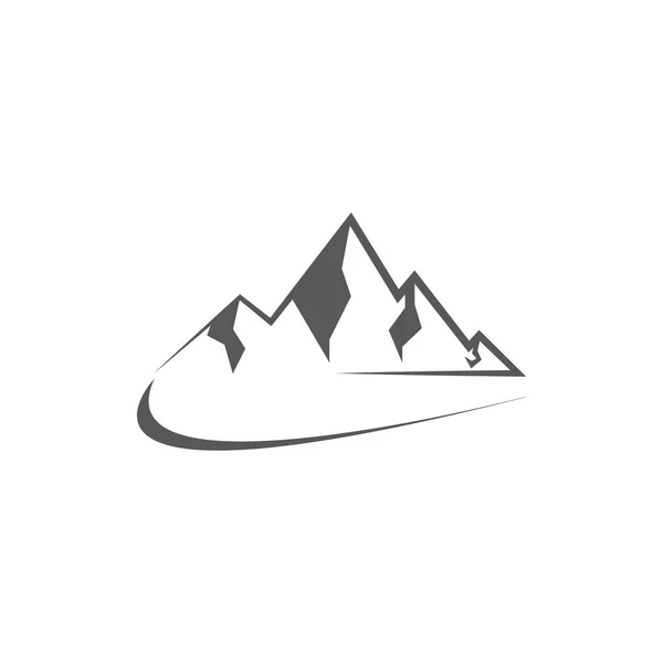 Σύνολο Διάνυσμα Βουνό Και Υπαίθρια Περιπέτειες Log — Διανυσματικό Αρχείο