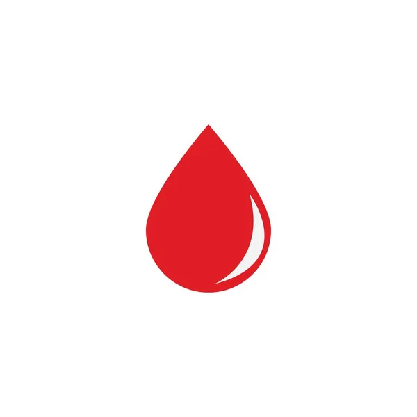 Projekt Logo Krwi Wektor Ilustracja — Wektor stockowy
