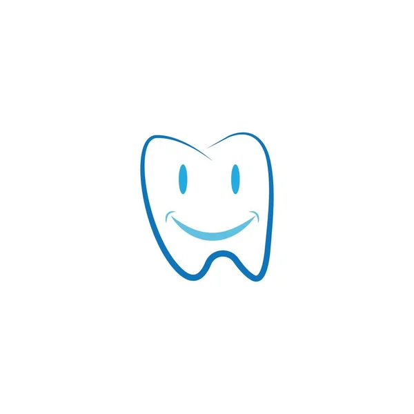 Logo Opieki Stomatologicznej Projekt Wektor Ilustracji Logo Dentystyczne Ortoda — Wektor stockowy