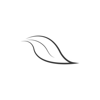 Beyaz arkaplanda izole edilmiş simge vektörü bırakır