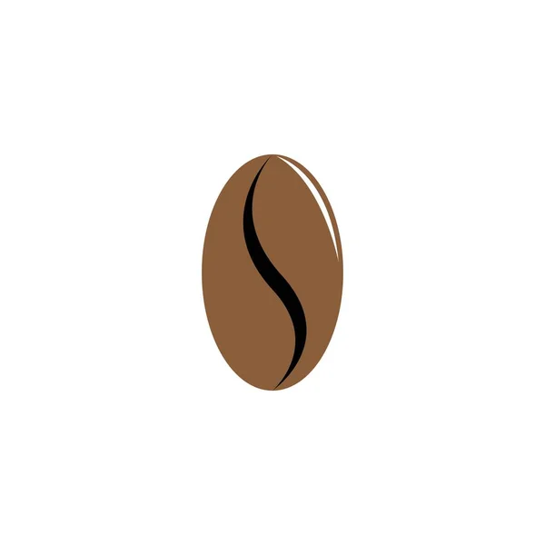 咖啡豆 白色背景分离 — 图库矢量图片