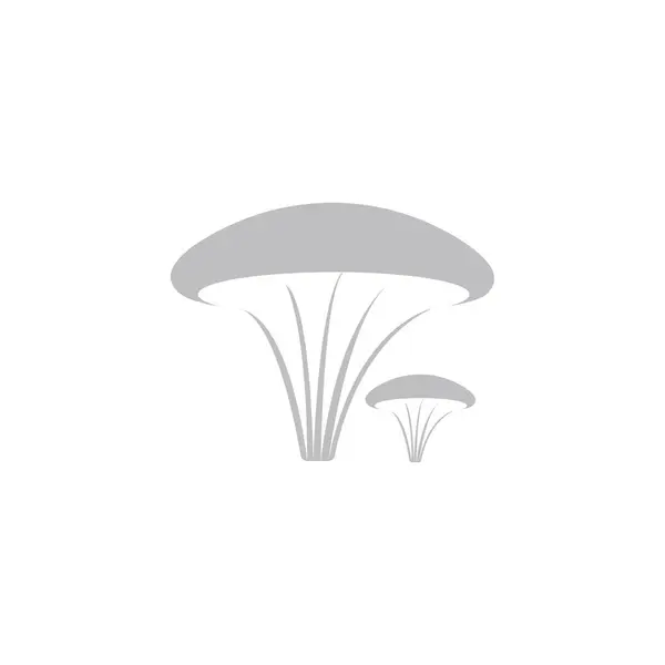 Грибний Логотип Векторний Дизайн — стоковий вектор