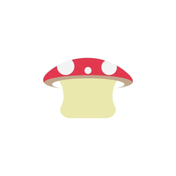 Projeto Vetor Logotipo Cogumelo — Vetor de Stock