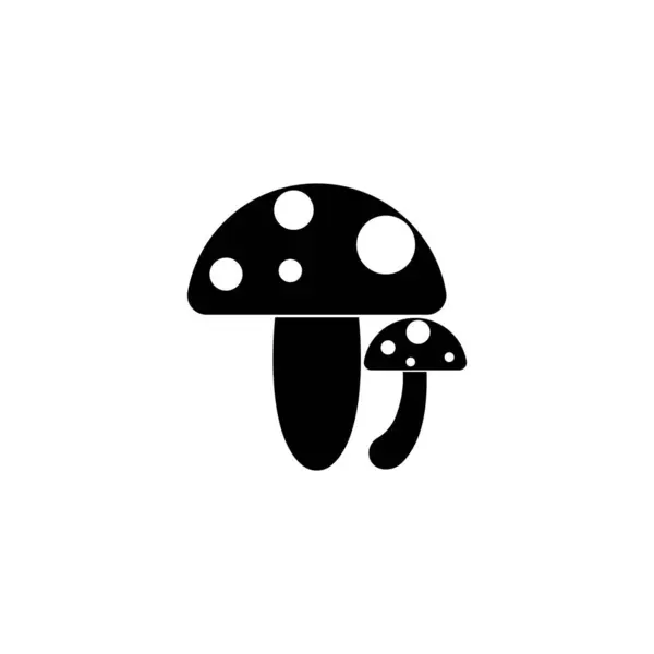 Projeto Vetor Logotipo Cogumelo — Vetor de Stock