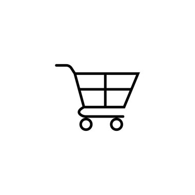 troley işaret sembolü vektör illüstrasyonuName