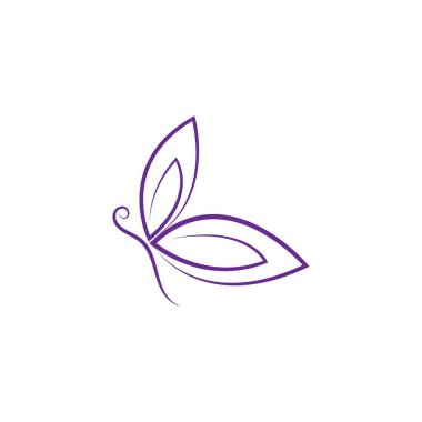 Kelebek logosu. Lüks hat logosu tasarımı