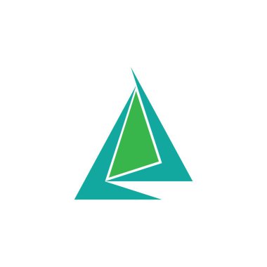 Triangle logo design vector