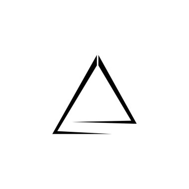 Triangle logo design vector