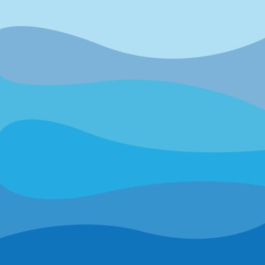 Su dalgası simge vektör çizim