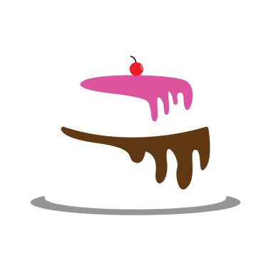 Pasta Logosu Tasarım Vektörü