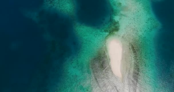 Острів Гоуд Білий Піщаний Бар Групи Островів Британанії Мінданао Філіппіни — стокове відео